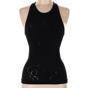 Lululemon Black Eyelet Tank Size 2